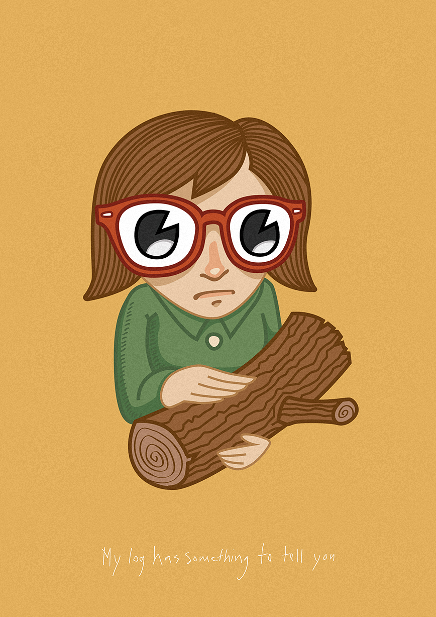 My own take on the iconic Log Lady.
Twin Peaks inspired  poster